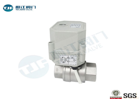 СУС304 микро- электрический промышленный шариковый клапан НПТ или продетый нитку БСПТ тип