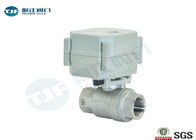 СУС304 микро- электрический промышленный шариковый клапан НПТ или продетый нитку БСПТ тип поставщик